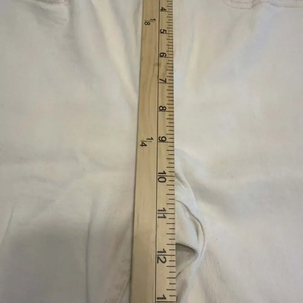 White Calvin Klein Crop Jeans 10P/28”/23” Cottage Core,Meas In Pics Coastal